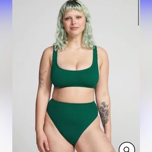 TRADE: Youswim Aplomb High Waist Swimsuit in Sage